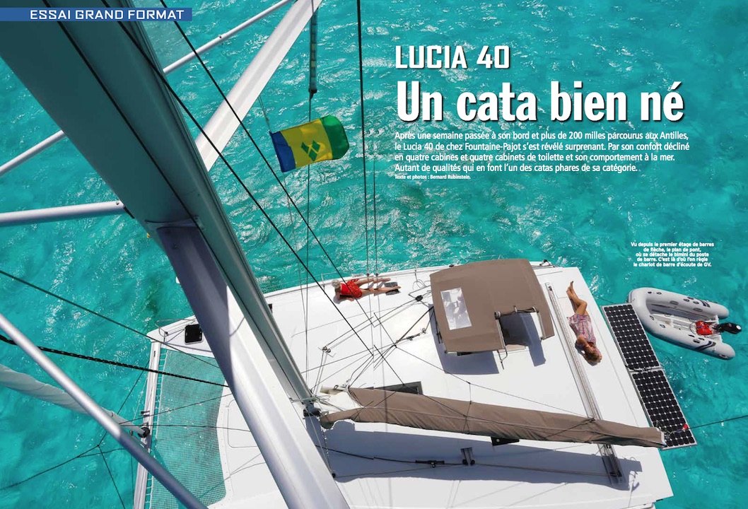 Aperçu de l'essai d'un Lucia 40 par Voiles Magazine