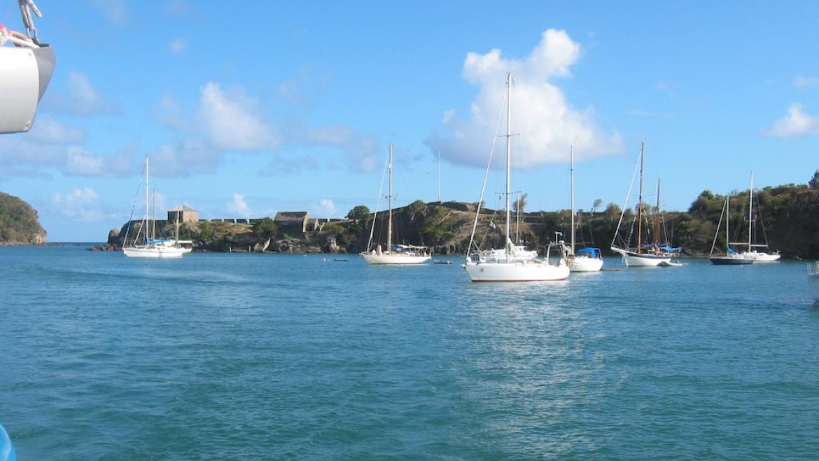 Mouillage à Antigua Mouillage à Antigua