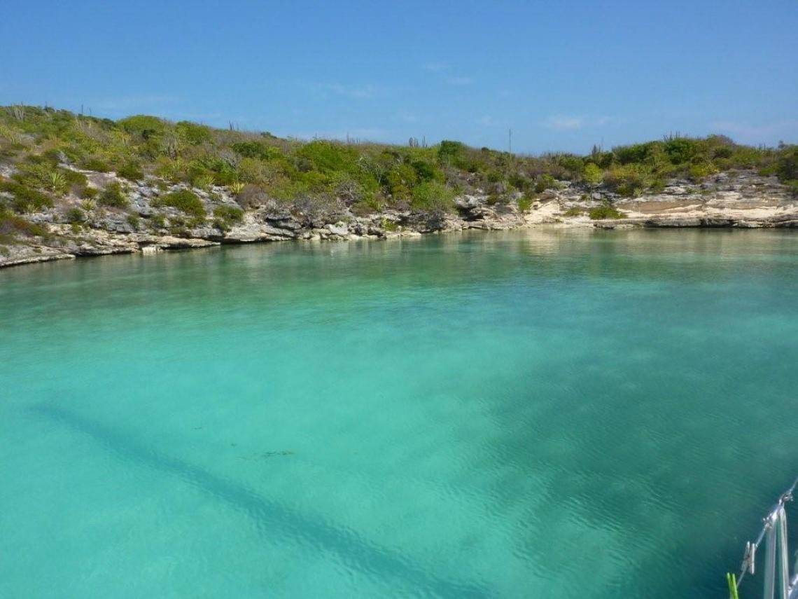 Eaux turquoise de Green Island, Antigua