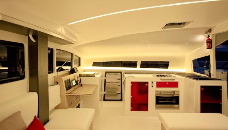 TS 42 IMAGINE galley and chart table TS 42 IMAGINE galley and chart table