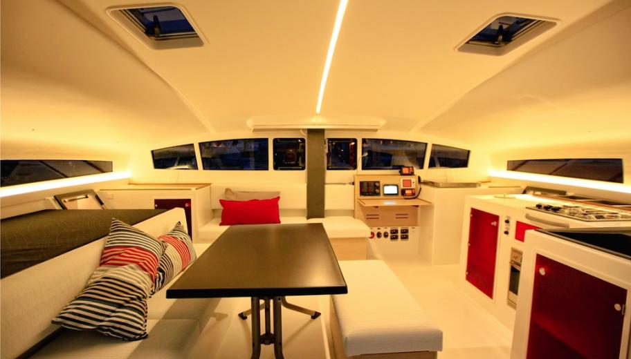 TS 42 spacious saloon area TS 42 spacious saloon area