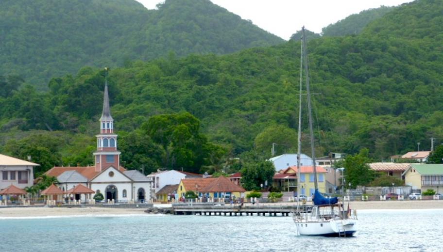 Mooring at Anses d'Arlet, Martinique