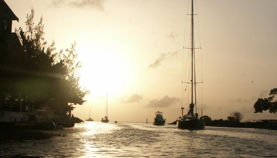 Entering Rodney Bay, Saint Lucia