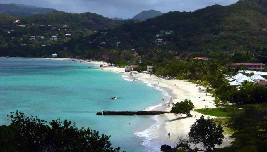 Plage de sable blanc, Grenade Plage de sable blanc, Grenade